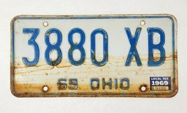 Ohio 1969 License Plate 3880 XB - $23.76