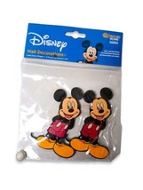Sandylion Disney Mickey Mouse 4&quot; Mini Foam Shapes Wall Decoration Scrapb... - $9.85