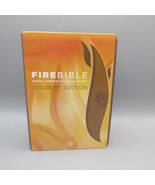 ESV Fire Bible Student Edition Hendrickson Bibles Brass Brown/Chestnut - $253.60 MXN