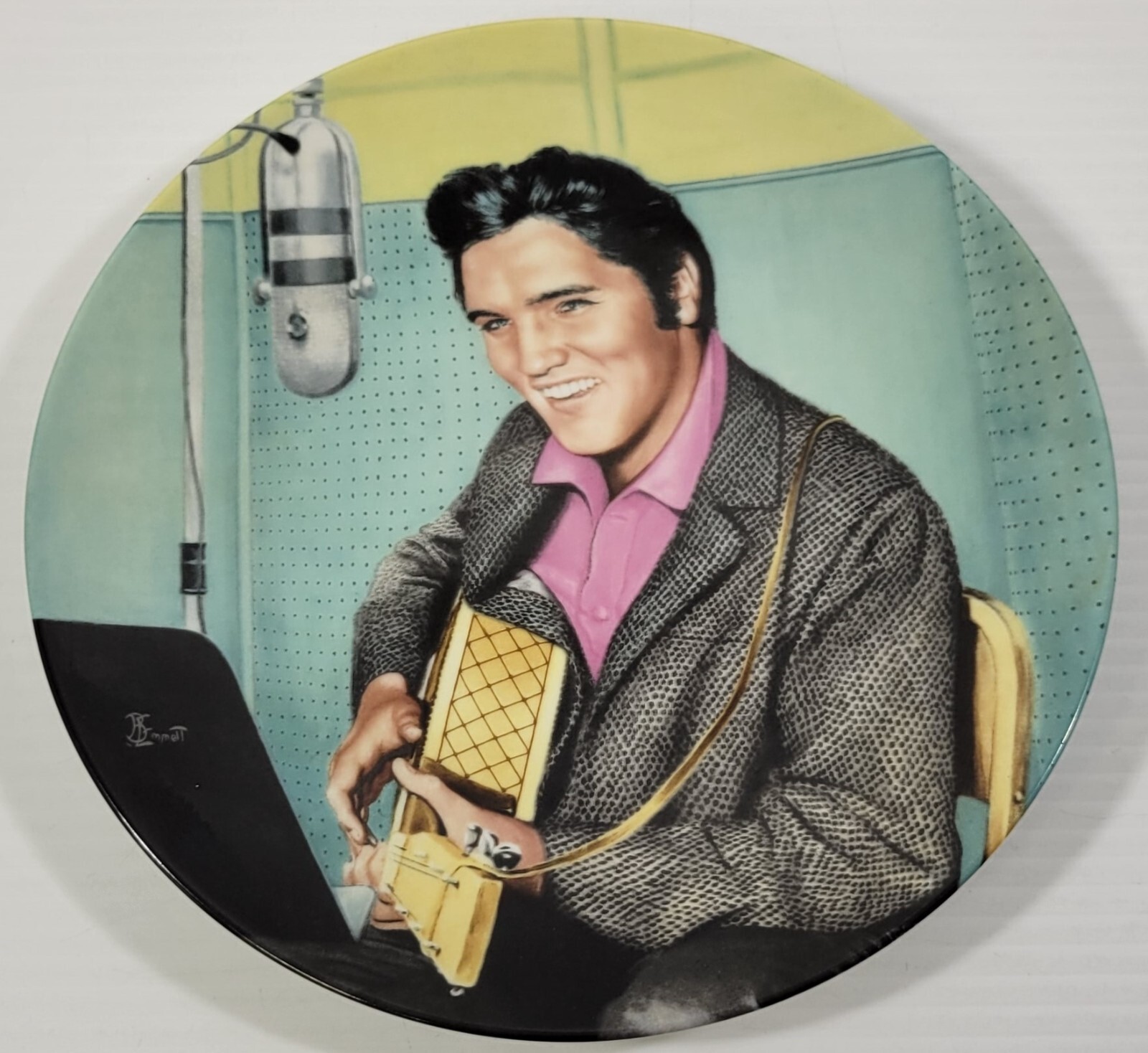 *R3) Elvis Presley  Looking at a Legend Studio Session 1990 Delphi Plate... - $14.84