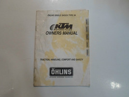 KTM Motorcycles Traction Handling Comfort &amp; Safety Owners Manual FACTORY OEM - £11.70 GBP