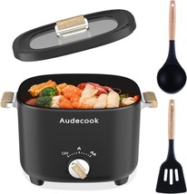 Audecook Hot Pot Electric, 2.5L Portable Nonstick Multicooker for 1-3 Persons - £29.42 GBP
