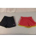 Adult Women&#39;s Adidas Pink Yellow Athletic Shorts &amp; Adidas Blue Pink Shor... - €14,23 EUR