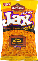 Bachman Jax Cheddar Cheese Puffed Curls 8.5 Oz Bags (4 Bags) - $35.63