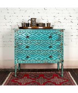 Neera Bone Inlay Stencil - DIY Bone Inlay Designs for Furniture Makeover - $40.00