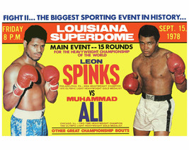 Muhammad Ali Vs Leon Spinks 8X10 Photo Boxing Poster Picture Color - £3.94 GBP