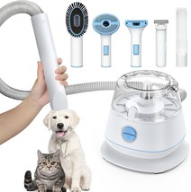 Pet Grooming Brush Set 5-In-1 Vacuum 99% Pet Hair Low Noise Not Easy To Block, F - £71.98 GBP