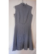 Vintage NWT Checked Dress 1960s 1970s Size 14 zip back - $749.19 MXN