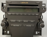 2007-2009 Leuxs ES350 AM FM CD Player Radio Receiver OEM J02B04025 - £59.13 GBP