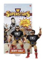 WWE Retro Superstars Scott Hall 6in. Figure with nWo Gear &amp; Championship MOUC - £23.63 GBP