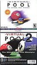 Virtual Pool 1 &amp; 2 Dual Jewel (PC, 2001) NEW stickers on cardboard case - £18.60 GBP