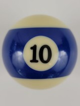 Replacement Pool Ball Billiards #10 Billiard Ball 2 1/4&quot; Diameter Vintage - £4.71 GBP