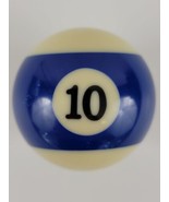 Replacement Pool Ball Billiards #10 Billiard Ball 2 1/4&quot; Diameter Vintage - £4.47 GBP