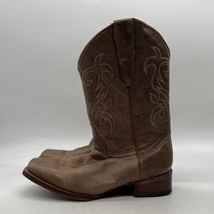 Shyanne Darby BBW198 Womens Brown Square Toe Mid Calf Western Boots Size 9.5 W - £34.01 GBP