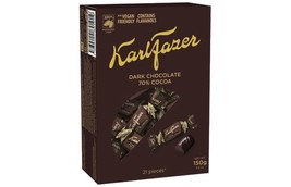 Fazer Karl Fazer Dark 70% cocoa Chocolate 1 Box of 150g 5.3oz - $6.85