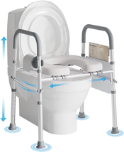 Raised Toilet Seat with Handles, FSA/HSA Eligible Toilet Seat Risers for... - $173.98