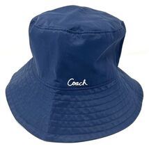 Coach Navy Rain Bucket Hat Size S - €32,38 EUR