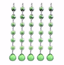 10Pcs Chandelier Crystals Clear ball Pendant with Octagon Chakra Sun catcher - £12.53 GBP