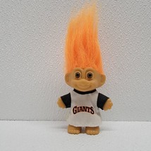 Vintage RUSS 3&quot; Good Luck Troll Doll - MLB San Francisco Giants Baseball  - £9.69 GBP