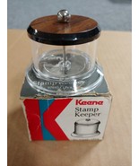 Keene Stamp Keeper #07645, Wooden top, Plastic Housing NOS - £9.35 GBP