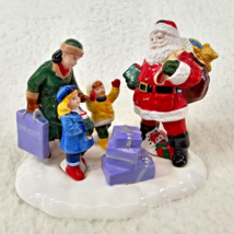 Christmas Dept 56 A Visit With Santa Bachmans Original Snow Village 766-8 Vtg - $19.51