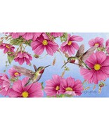 Toland Home Garden 800201 Hummingbirds with Pink Spring Door Mat 18x30 I... - £28.68 GBP