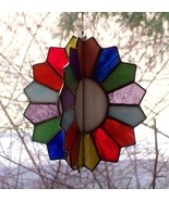 Dresden Style Stained Glass Twirler Mobile - £70.77 GBP