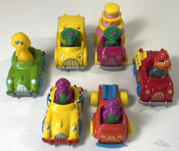 Barney Baby Bop Die Cast Cars Sesame Street Toys Lyons Group Vtg 80s 90s Lot - $19.79