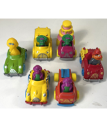 Barney Baby Bop Die Cast Cars Sesame Street Toys Lyons Group Vtg 80s 90s... - $19.79