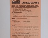 1995 Ghost Writer Mystery Game Replacement Part Instructions - £3.10 GBP