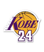 Kobe 24 Lakers Decal / Sticker Die cut - £2.76 GBP+