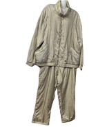 Vintage Cabin Creek Track Suit 2X Womens Taupe Retro Y2K Metallic Golden... - $48.10 CAD