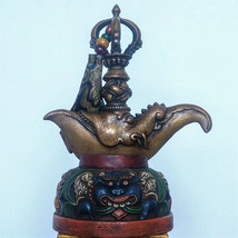 Tibetan Buddhist Artistic Master Quality Kartika with Wooden Base 12&quot; - ... - £335.81 GBP