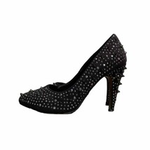 Rock &amp; Republic Black Spike &amp; Studded High Heel Shoes Wmns Sz 7 M - £19.92 GBP