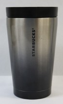 Starbucks Stainless Steel with Black Shade Coffee Cup / Tumbler 12 oz 2012 - £15.79 GBP