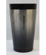 Starbucks Stainless Steel with Black Shade Coffee Cup / Tumbler 12 oz 2012 - £15.95 GBP