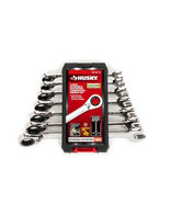 Husky Reversible Ratcheting Wrench Set SAE Combination Box End Hand Tool... - £117.46 GBP