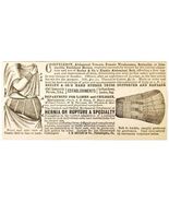 Seeley Rubber Hernia Support 1885 Advertisement Victorian Quack Medical ... - $27.87 CAD
