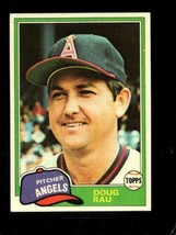 1981 TOPPS TRADED #818 DOUG RAU NM ANGELS NICELY CENTERED *X82255 - $2.94