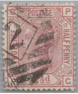ZAYIX Great Britain 67 used Plate 13 - 2 1/2p claret Victoria 103022S29 - £35.92 GBP