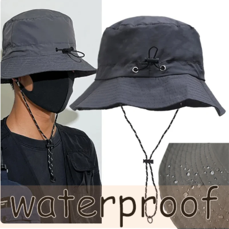 Waterproof Bucket Hats Foldable Portable Quick Drying Fisherman Caps Spring - £11.24 GBP+