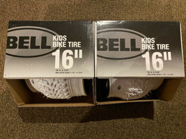 2 White Bell Kids Bike Tires 16” X 2.125 inch Replaces 1.75-2.125” tire ... - $39.59