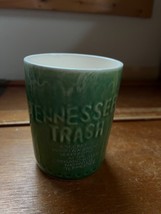 Green &amp; White Opryland Hotel Tennessee Trash Art Pottery Special Brew Mug Cup – - £11.90 GBP