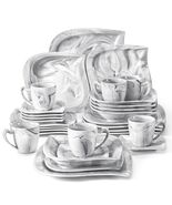 30Pcs Juego De Vajilla De Porcelana Duradera Apto Para Lavavajillas Plat... - $207.85