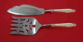 Prelude by International Sterling Silver Fish Serving Set 2 Piece Custom... - $147.51