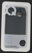 OEM Black New XQISIT Cellphone Folio Case Cover Rana For Samsung Galaxy S6 Edge - £5.69 GBP