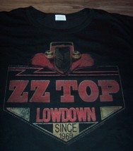 Vintage Style Zz Top Lowdown 1969 Band Long Sleeve T-Shirt Big &amp; Tall 3XL New - £19.73 GBP