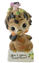 Josef Originals Figurine Chick-a-Dee Bird Chicken Am I Your Tweetheart J... - £18.44 GBP