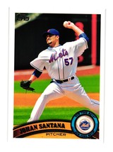 2011 Topps #56 Johan Santana New York Mets - £1.27 GBP