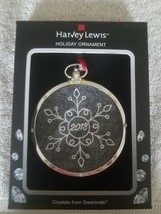 Harvey Lewis Swarovski Ornament 2018 felt upc 887915021609 - $49.38